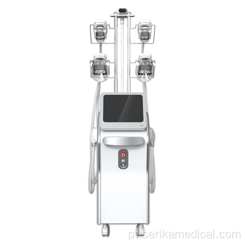 5 alças Cryolipolysis Máquina de remoção de gordura RF Cavitatiom